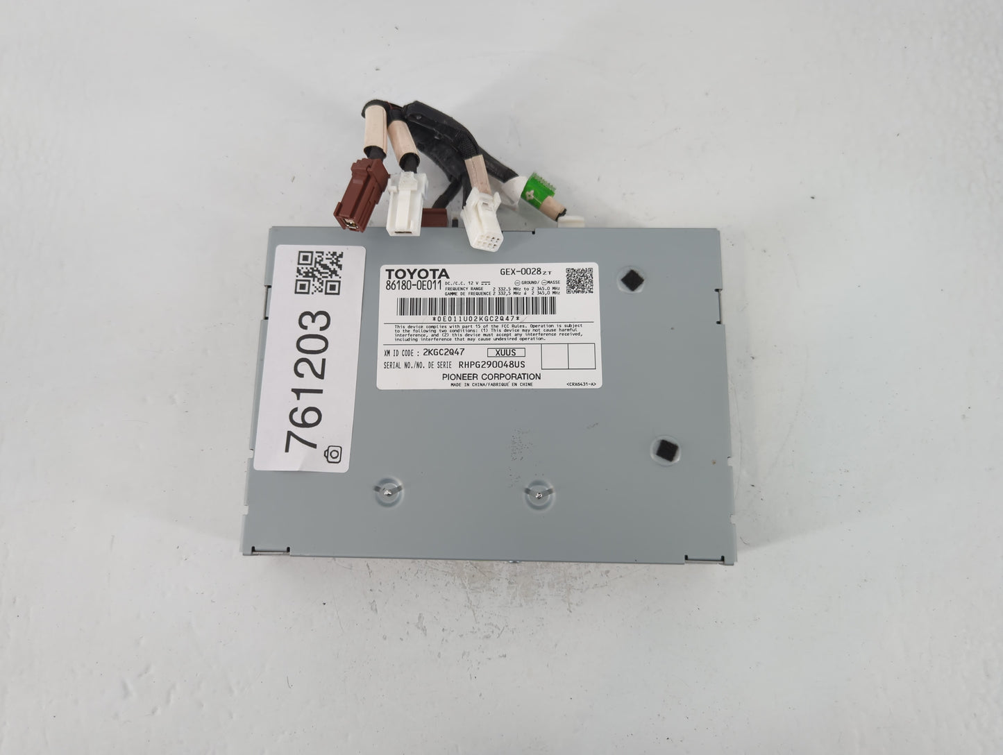 2014-2019 Toyota Highlander Am Fm Cd Player Radio Receiver - Oemusedautoparts1.com