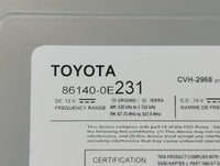 2018-2019 Toyota Highlander Radio AM FM Cd Player Receiver Replacement P/N:86140-0E231 Fits Fits 2018 2019 OEM Used Auto Par