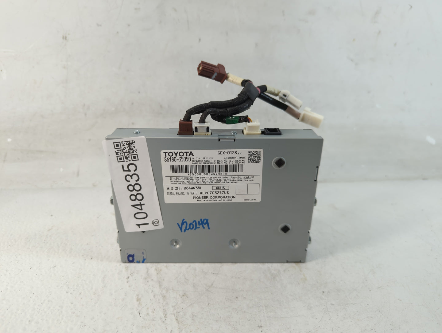 2016-2020 Toyota Mirai Radio AM FM Cd Player Receiver Replacement P/N:86180-35050 Fits Fits 2016 2017 2018 2019 2020 OEM Use