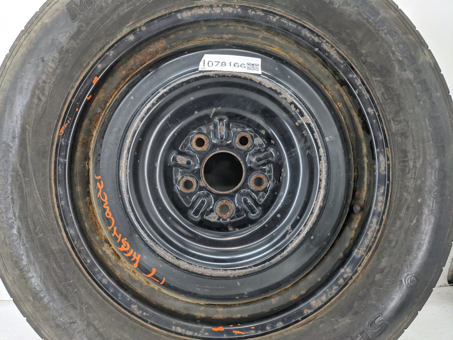 2019-2022 Toyota Rav4 Spare Donut Tire Wheel Rim Oem - Oemusedautoparts1.com