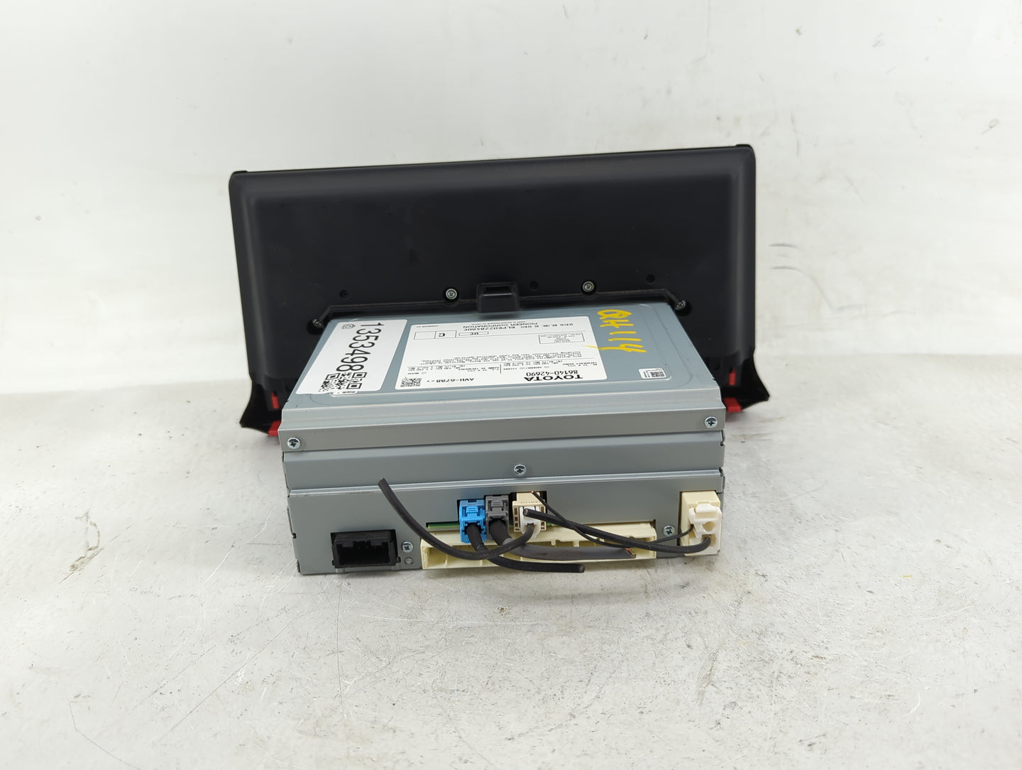 2019-2021 Toyota Rav4 Radio AM FM Cd Player Receiver Replacement P/N:86140-42690 Fits Fits 2019 2020 2021 OEM Used Auto Part