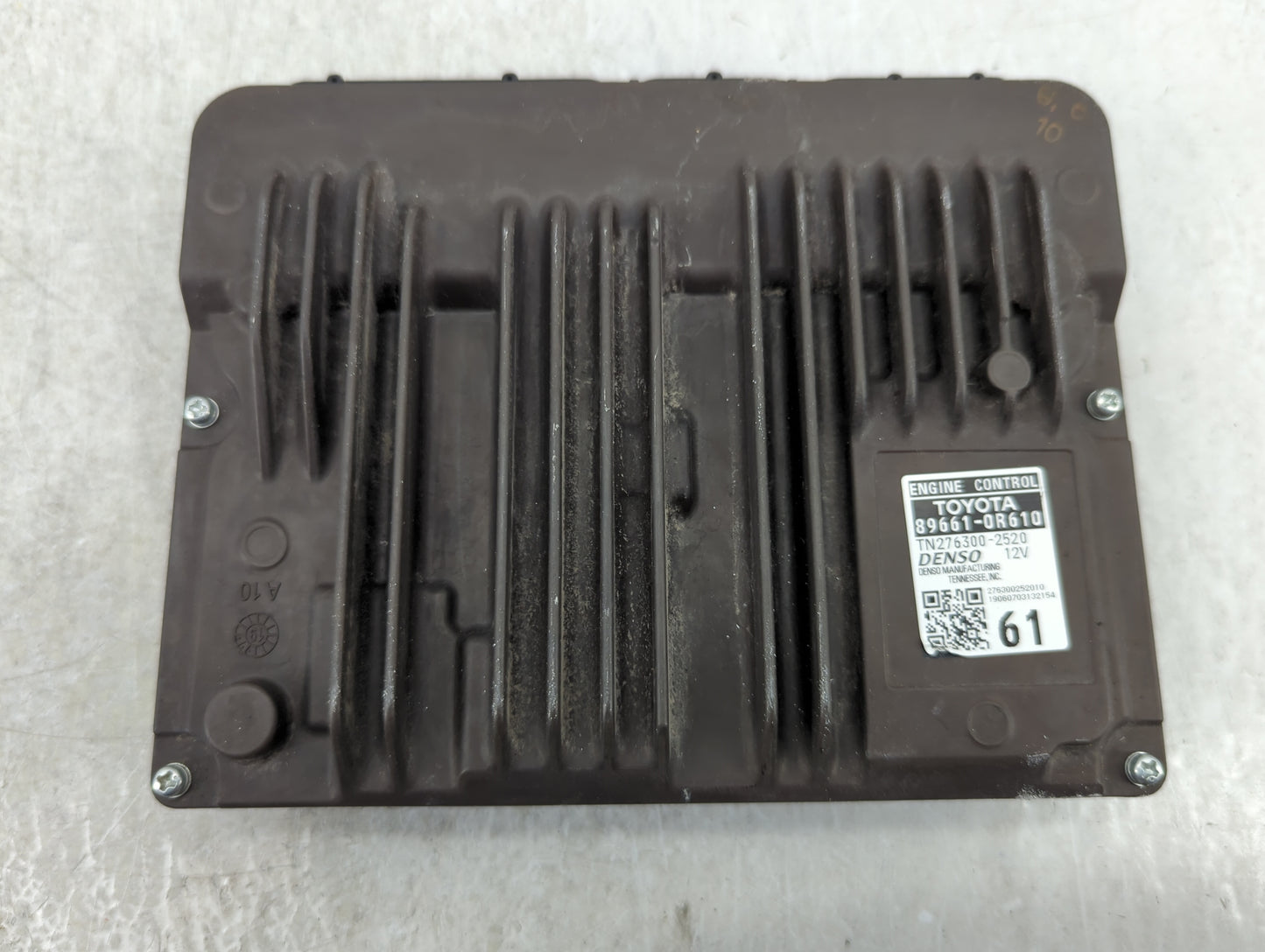 2019-2020 Toyota Rav4 PCM Engine Control Computer ECU ECM PCU OEM P/N:89661-0R610 Fits Fits 2019 2020 OEM Used Auto Parts - 
