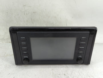 2019-2021 Toyota Rav4 Radio AM FM Cd Player Receiver Replacement P/N:86140-0R230 Fits Fits 2019 2020 2021 OEM Used Auto Part