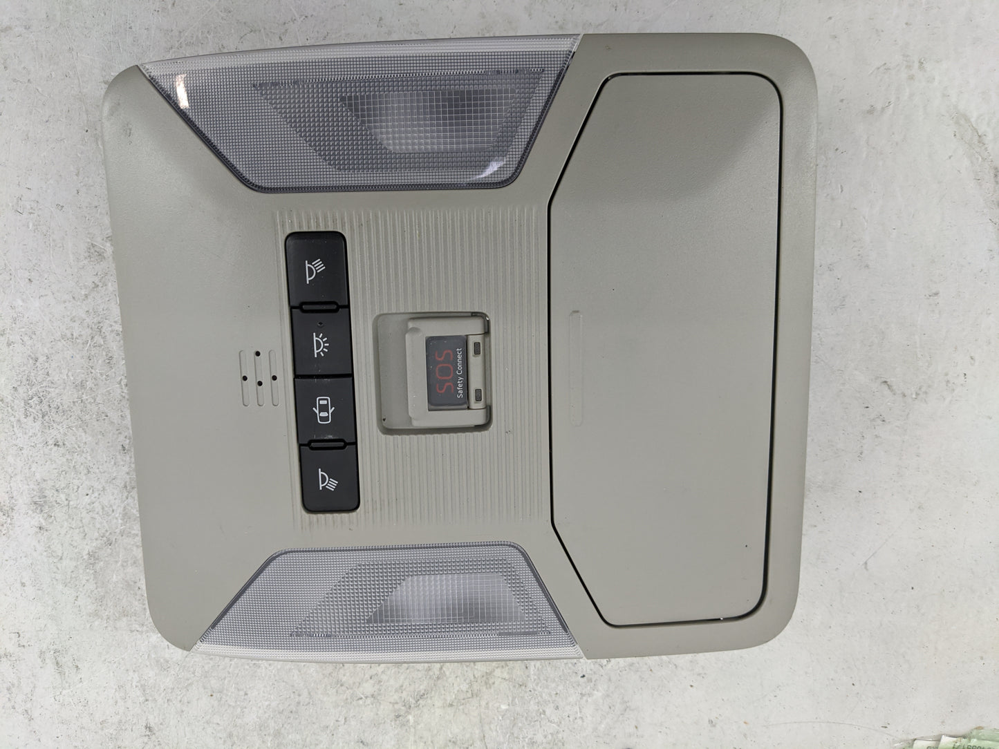 2019-2022 Toyota Rav4 Overhead Console W/rear Climate Control Gray 1482913 - Oemusedautoparts1.com