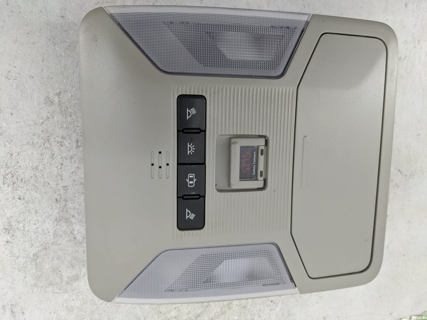 2019-2022 Toyota Rav4 Overhead Console W/rear Climate Control Gray 1482913 - Oemusedautoparts1.com