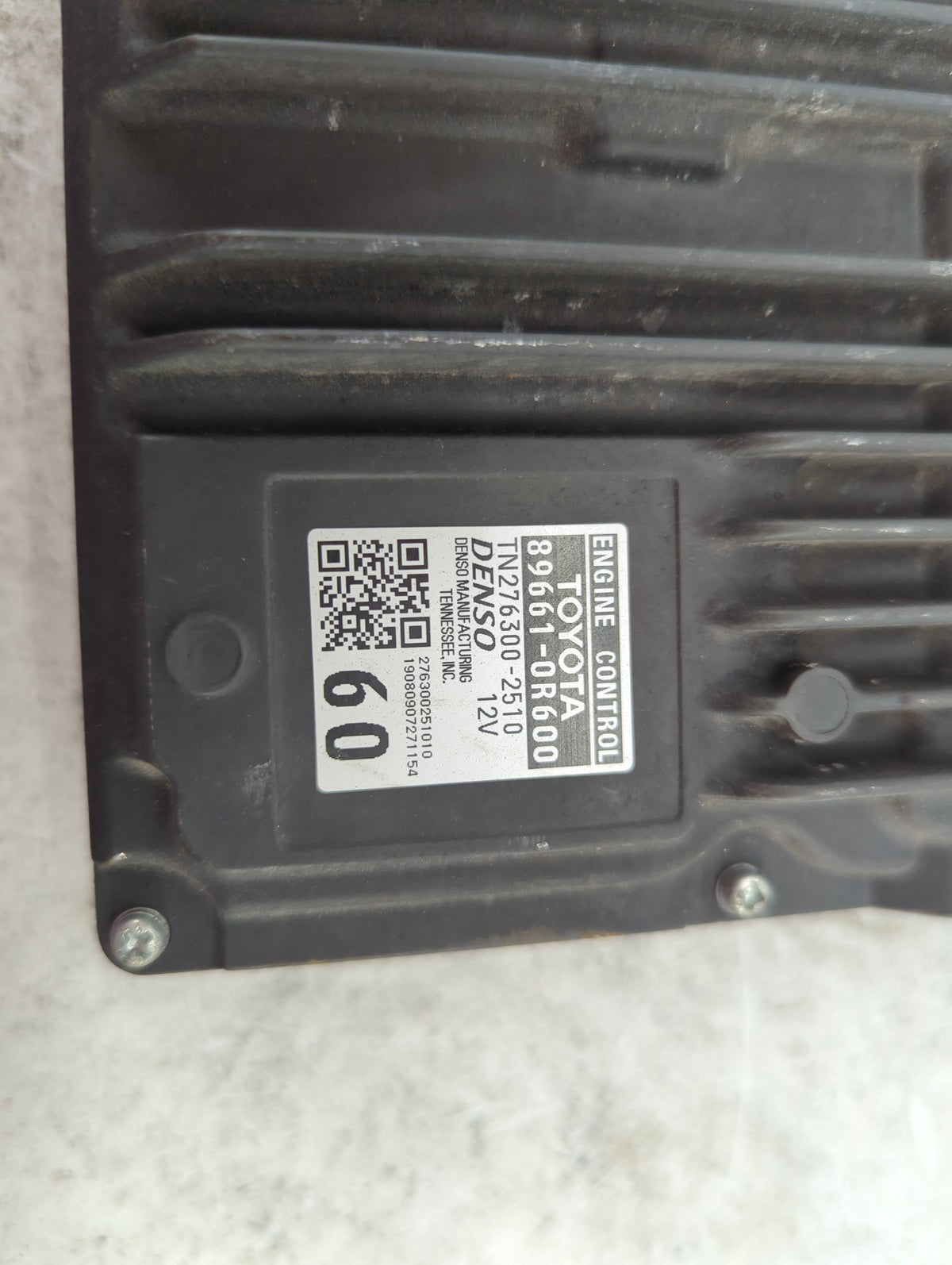 2019-2020 Toyota Rav4 PCM Engine Control Computer ECU ECM PCU OEM P/N:89661-0R600 TN276300-2510 Fits Fits 2019 2020 OEM Used