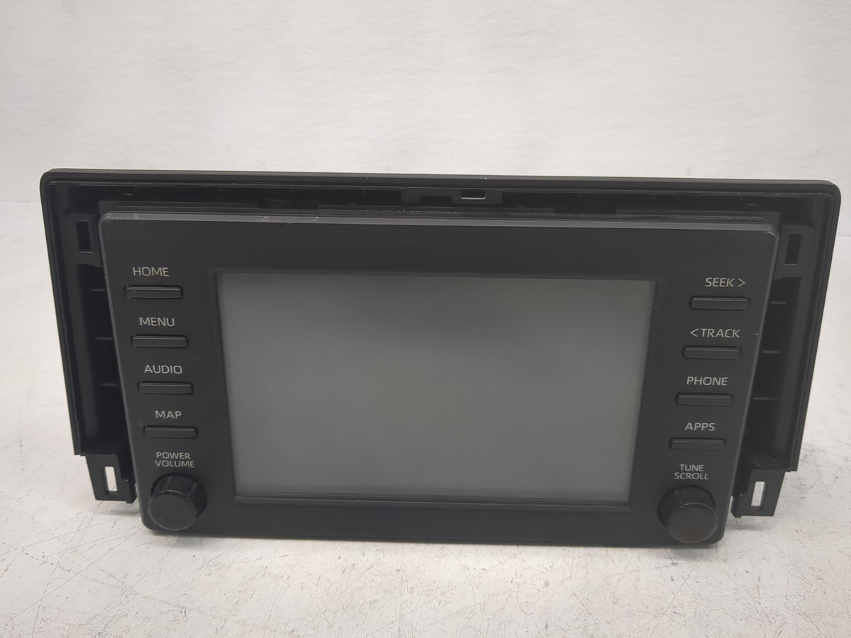 2019-2021 Toyota Rav4 Radio AM FM Cd Player Receiver Replacement P/N:86140-0R320 Fits Fits 2019 2020 2021 OEM Used Auto Part