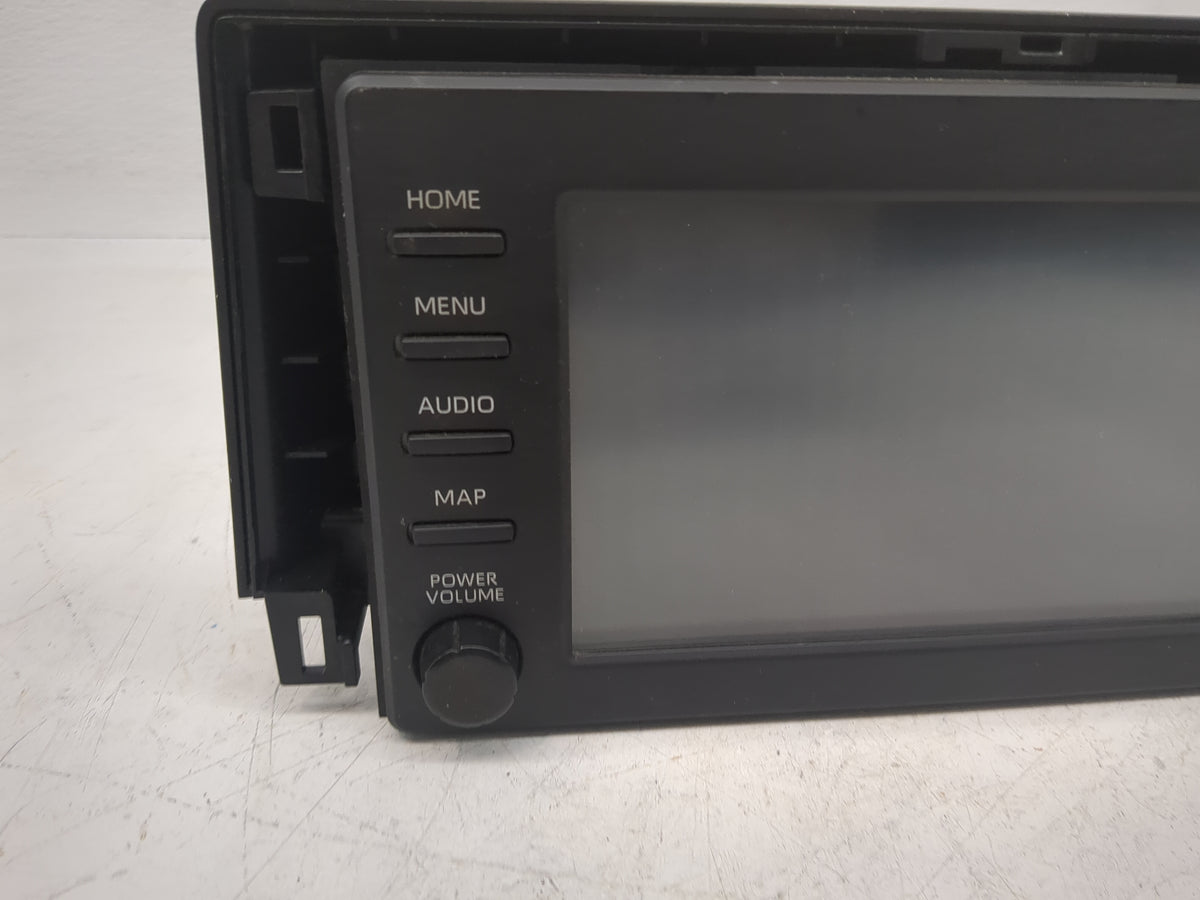 2019-2021 Toyota Rav4 Radio AM FM Cd Player Receiver Replacement P/N:86140-0R320 Fits Fits 2019 2020 2021 OEM Used Auto Part