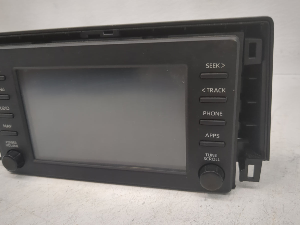 2019-2021 Toyota Rav4 Radio AM FM Cd Player Receiver Replacement P/N:86140-0R320 Fits Fits 2019 2020 2021 OEM Used Auto Part