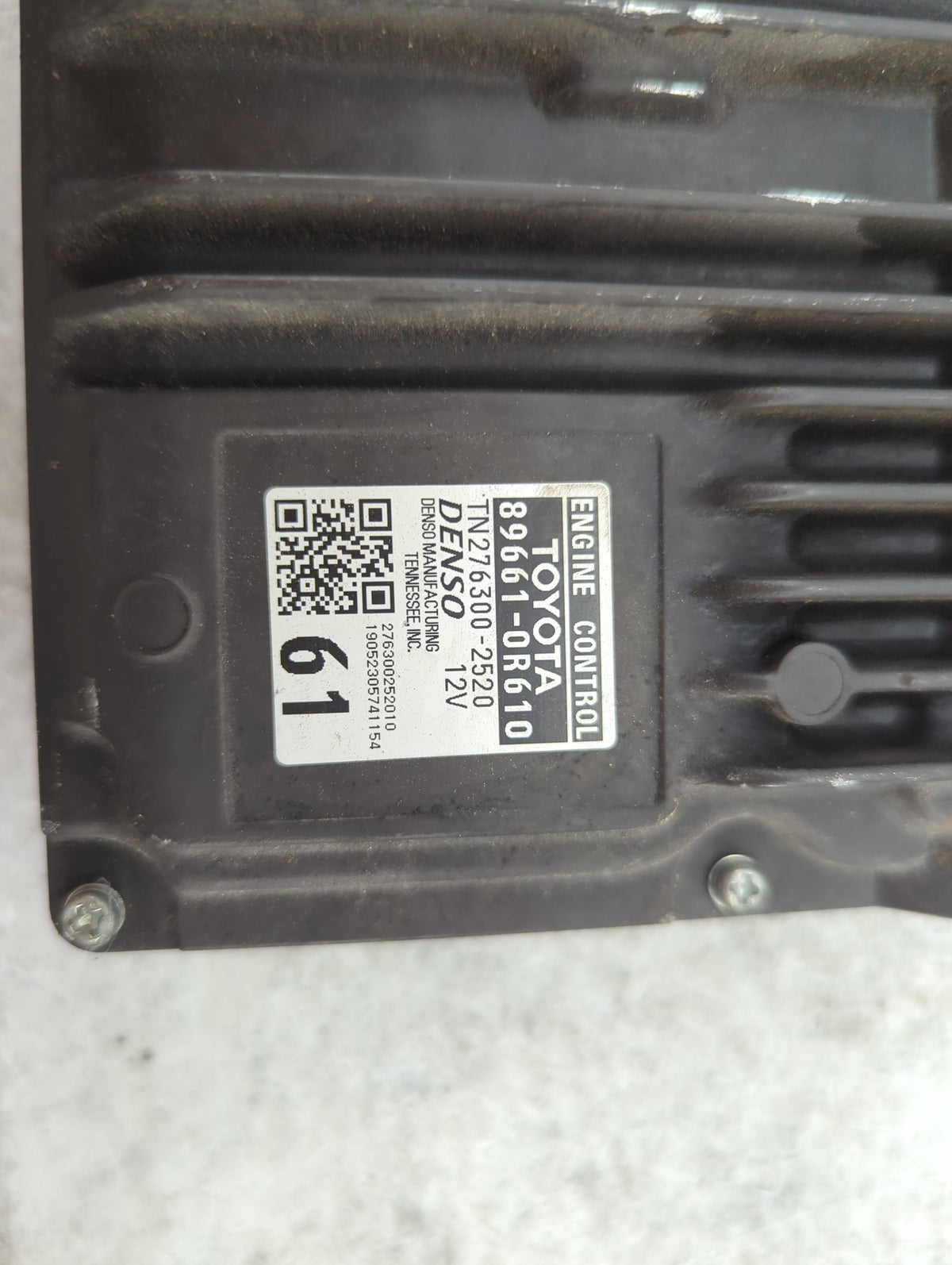 2019-2020 Toyota Rav4 PCM Engine Control Computer ECU ECM PCU OEM P/N:89661-0R610 TN2763002520, 276300-2520 Fits Fits 2019 2