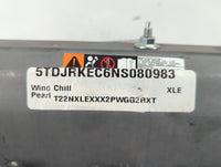 2019-2022 Toyota Rav4 Air Bag Driver Left Knee OEM Fits Fits 2019 2020 2021 2022 OEM Used Auto Parts - Oemusedautoparts1.com
