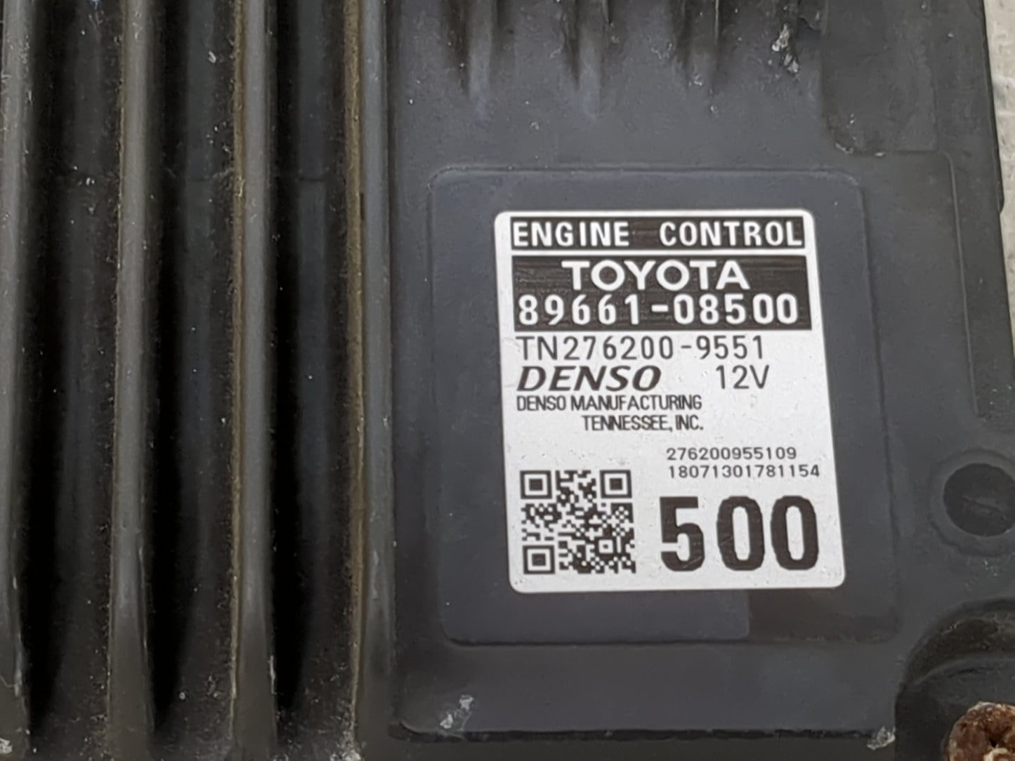2018-2020 Toyota Sienna PCM Engine Control Computer ECU ECM PCU OEM P/N:89661-08500 Fits Fits 2018 2019 2020 OEM Used Auto P