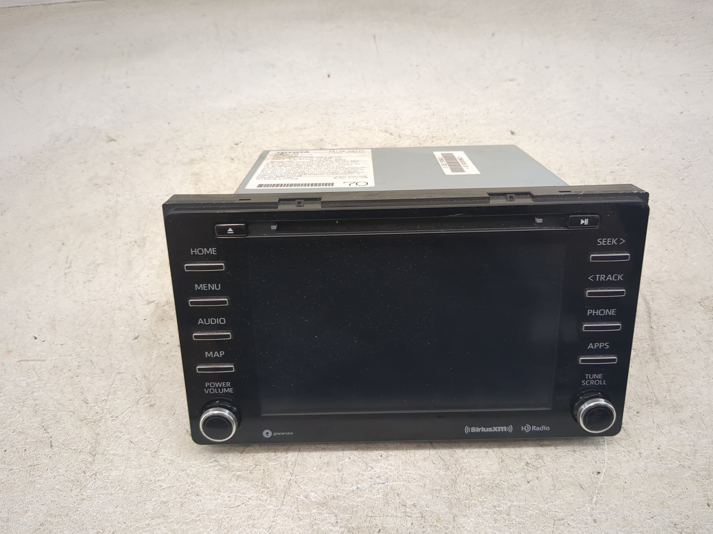2019-2020 Toyota Sienna Radio AM FM Cd Player Receiver Replacement P/N:86140-08170 86140-08190 Fits Fits 2019 2020 OEM Used 