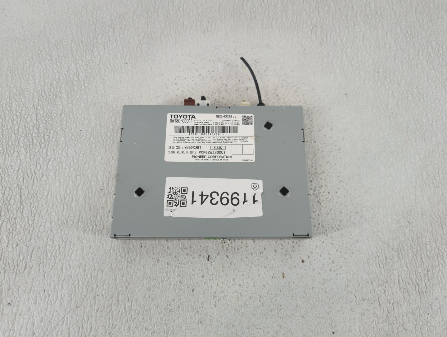 2014-2019 Toyota Tacoma Radio AM FM Cd Player Receiver Replacement P/N:86180-0E011 Fits OEM Used Auto Parts - Oemusedautopar