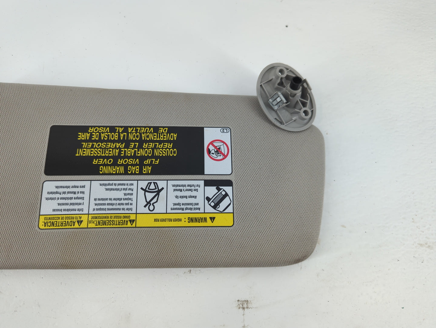 2016-2022 Toyota Tacoma Sun Visor Shade Replacement Passenger Right Mirror Fits Fits 2016 2017 2018 2019 2020 2021 2022 OEM 