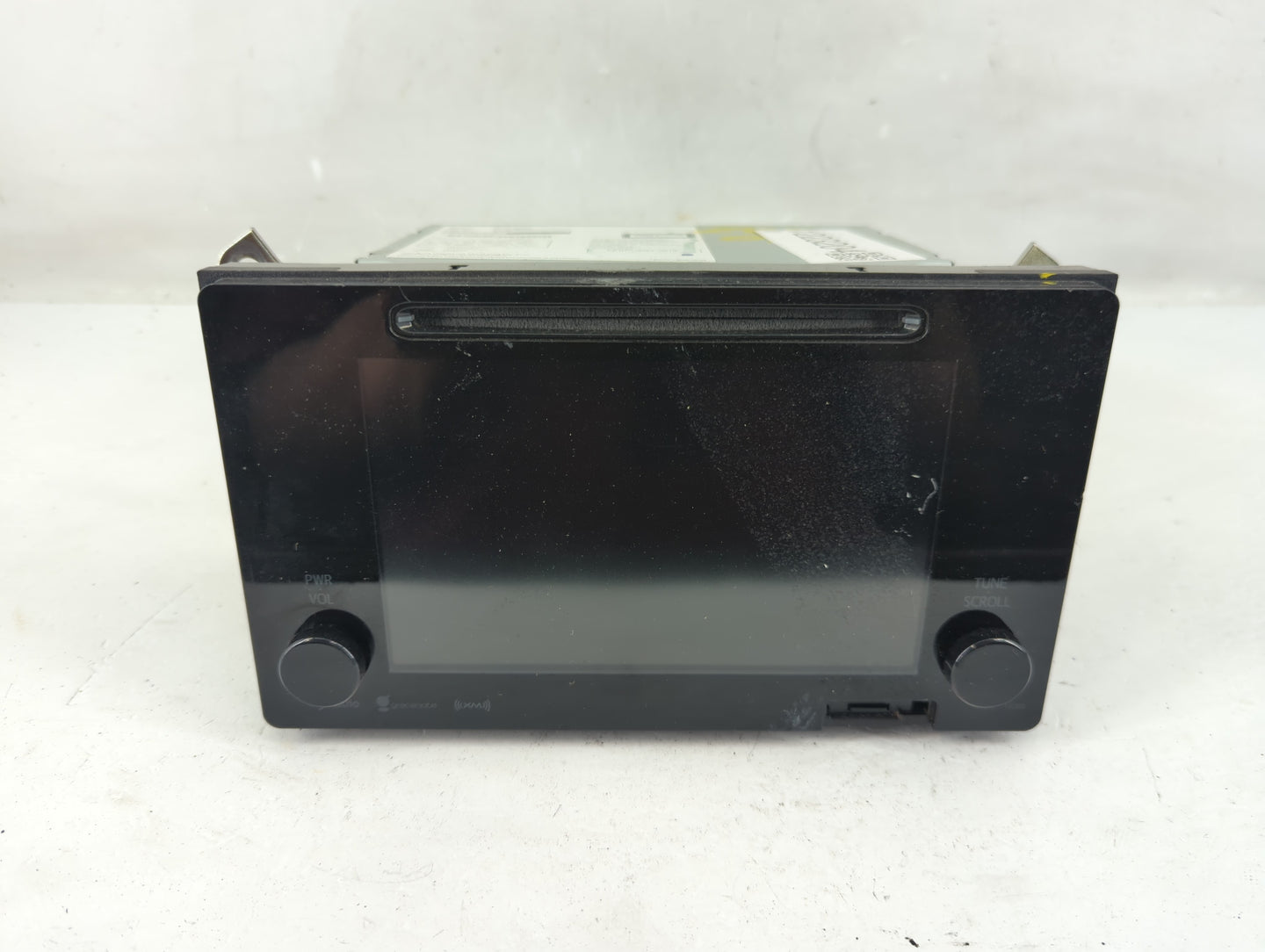 2018 Toyota Tacoma Radio AM FM Cd Player Receiver Replacement P/N:86100-04163 Fits OEM Used Auto Parts - Oemusedautoparts1.c