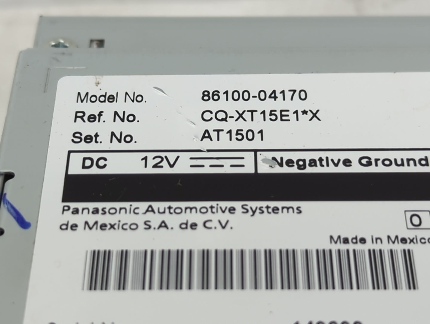 2016-2019 Toyota Tacoma Radio AM FM Cd Player Receiver Replacement P/N:86100-04171 Fits Fits 2016 2017 2018 2019 OEM Used Au