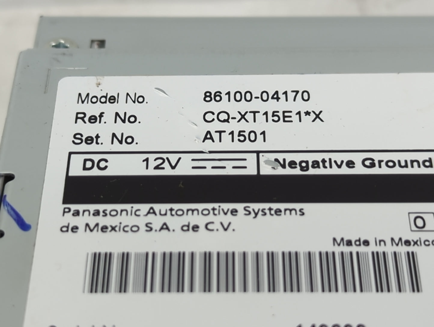 2016-2019 Toyota Tacoma Radio AM FM Cd Player Receiver Replacement P/N:86100-04171 Fits Fits 2016 2017 2018 2019 OEM Used Au