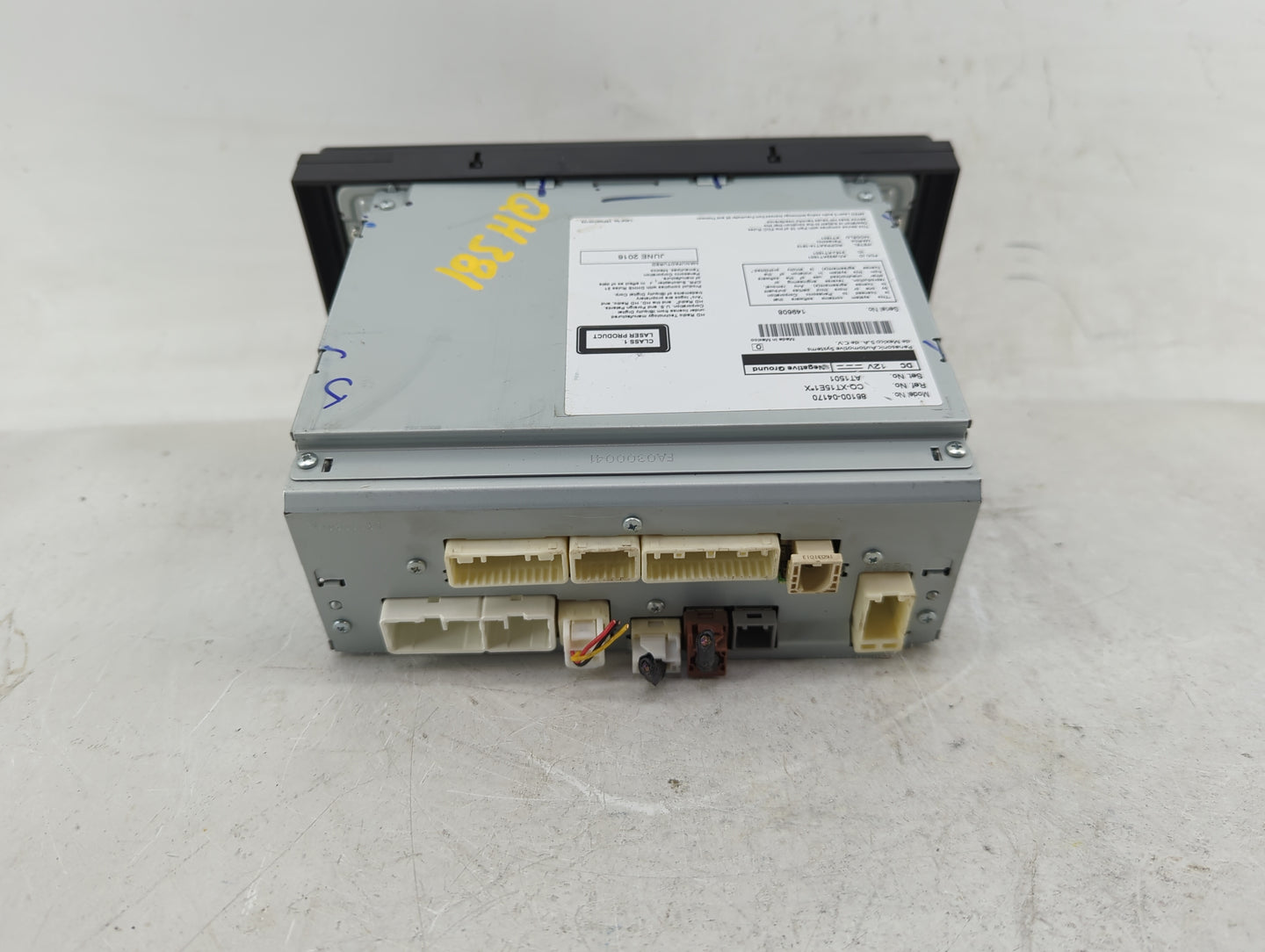2016-2019 Toyota Tacoma Radio AM FM Cd Player Receiver Replacement P/N:86100-04171 Fits Fits 2016 2017 2018 2019 OEM Used Au