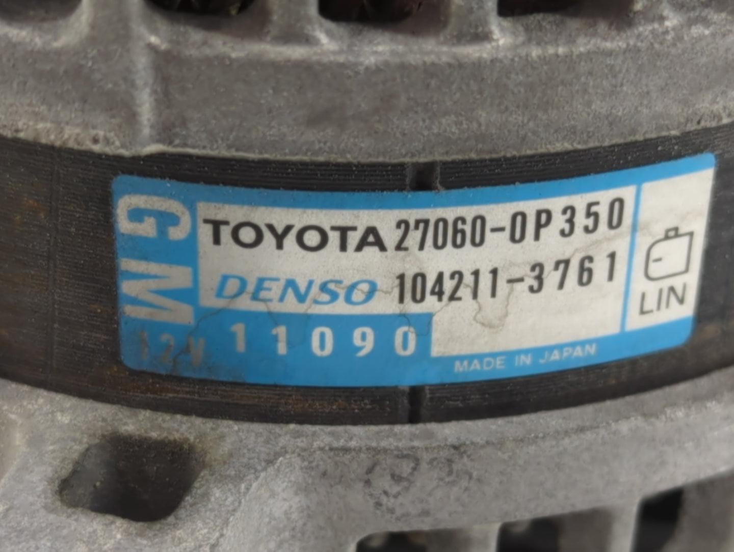 2016-2022 Toyota Tacoma Alternator Replacement Generator Charging Assembly Engine OEM P/N:104211-3761 27060-0P350 Fits OEM U
