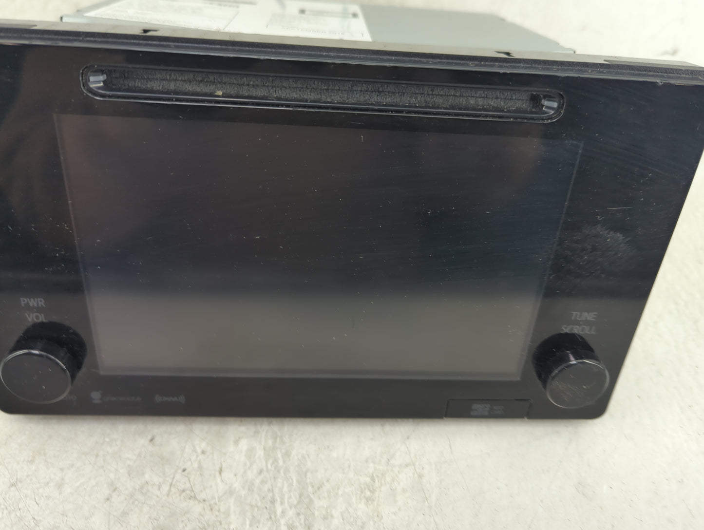 2016-2019 Toyota Tacoma Radio AM FM Cd Player Receiver Replacement P/N:86100-04163 CQ-XT15E04QA Fits Fits 2016 2017 2018 201