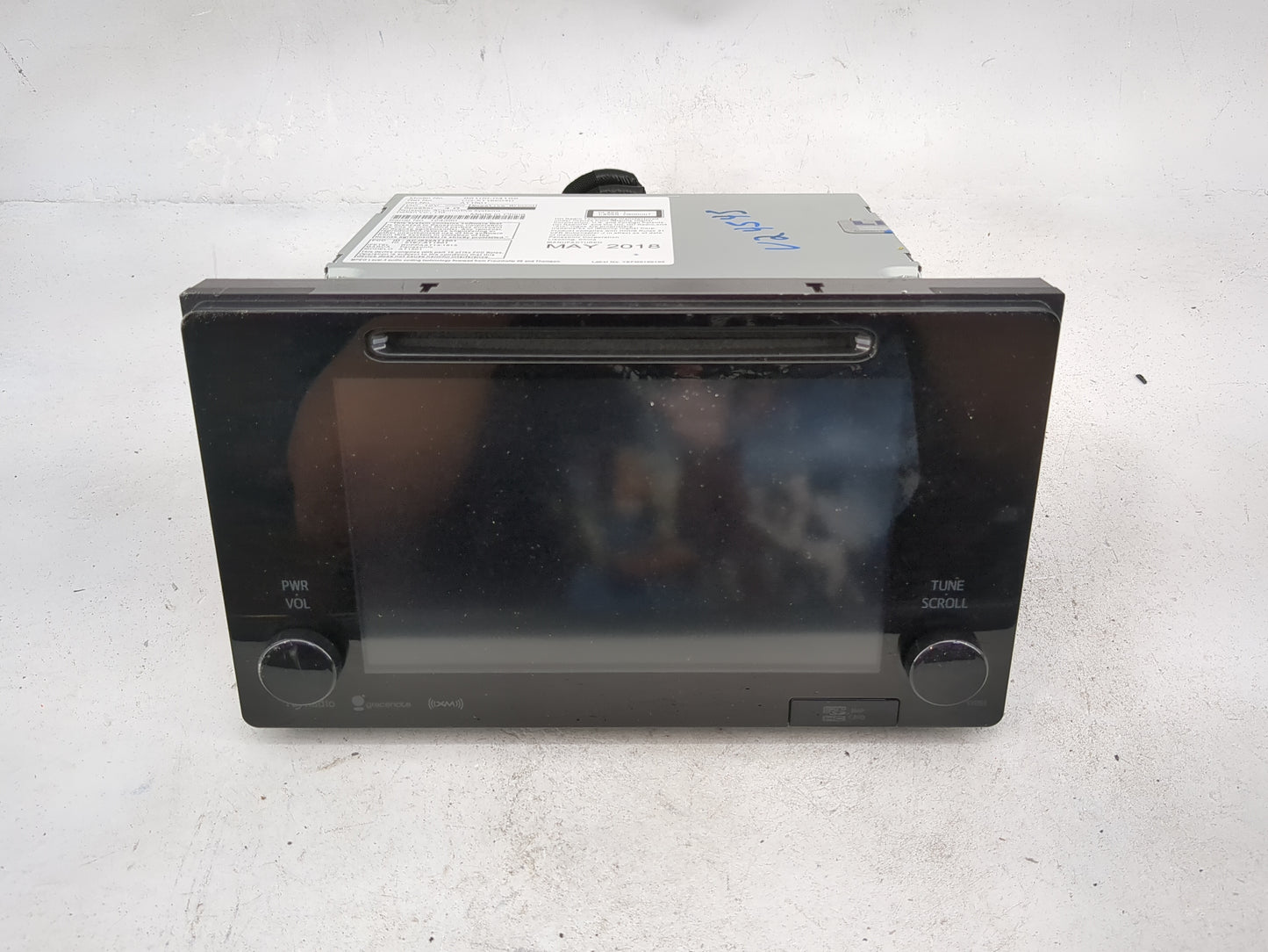 2016-2019 Toyota Tacoma Radio AM FM Cd Player Receiver Replacement P/N:86100-04162 CQ-XT15E04D Fits Fits 2016 2017 2018 2019