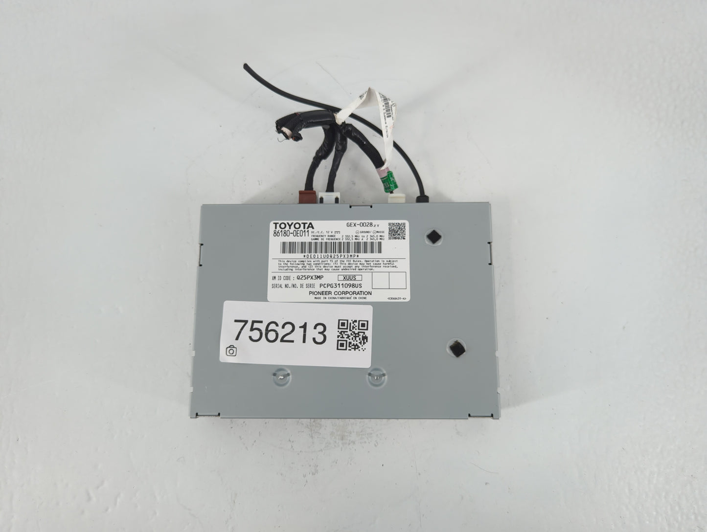 2014-2019 Toyota Tacoma Radio AM FM Cd Player Receiver Replacement P/N:86180-0E011 Fits OEM Used Auto Parts - Oemusedautopar