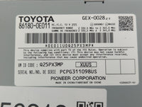 2014-2019 Toyota Tacoma Radio AM FM Cd Player Receiver Replacement P/N:86180-0E011 Fits OEM Used Auto Parts - Oemusedautopar