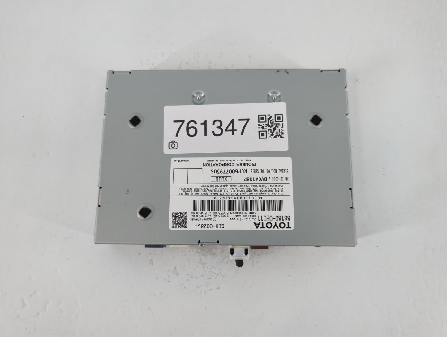 2018-2022 Toyota Tacoma Am Fm Cd Player Radio Receiver - Oemusedautoparts1.com