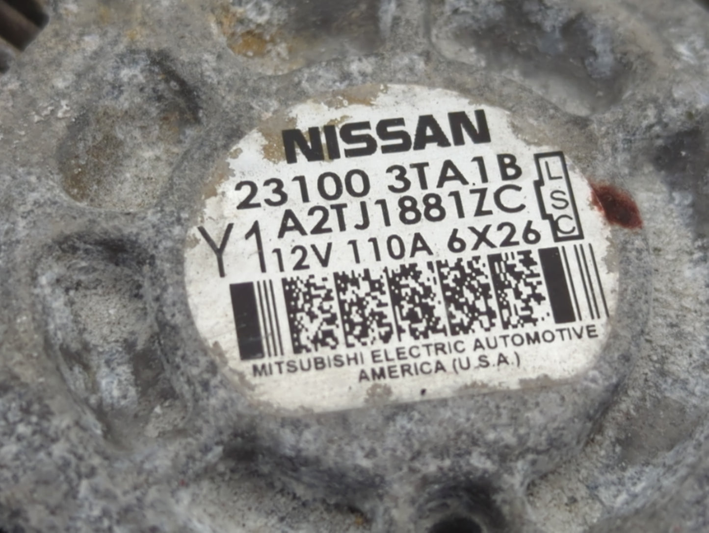 2016-2022 Toyota Tacoma Alternator Replacement Generator Charging Assembly Engine OEM P/N:23100 3TA1B Fits OEM Used Auto Par