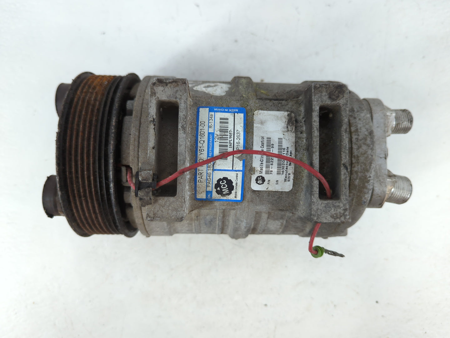 2016-2022 Toyota Tacoma Air Conditioning A/c Ac Compressor Oem - Oemusedautoparts1.com