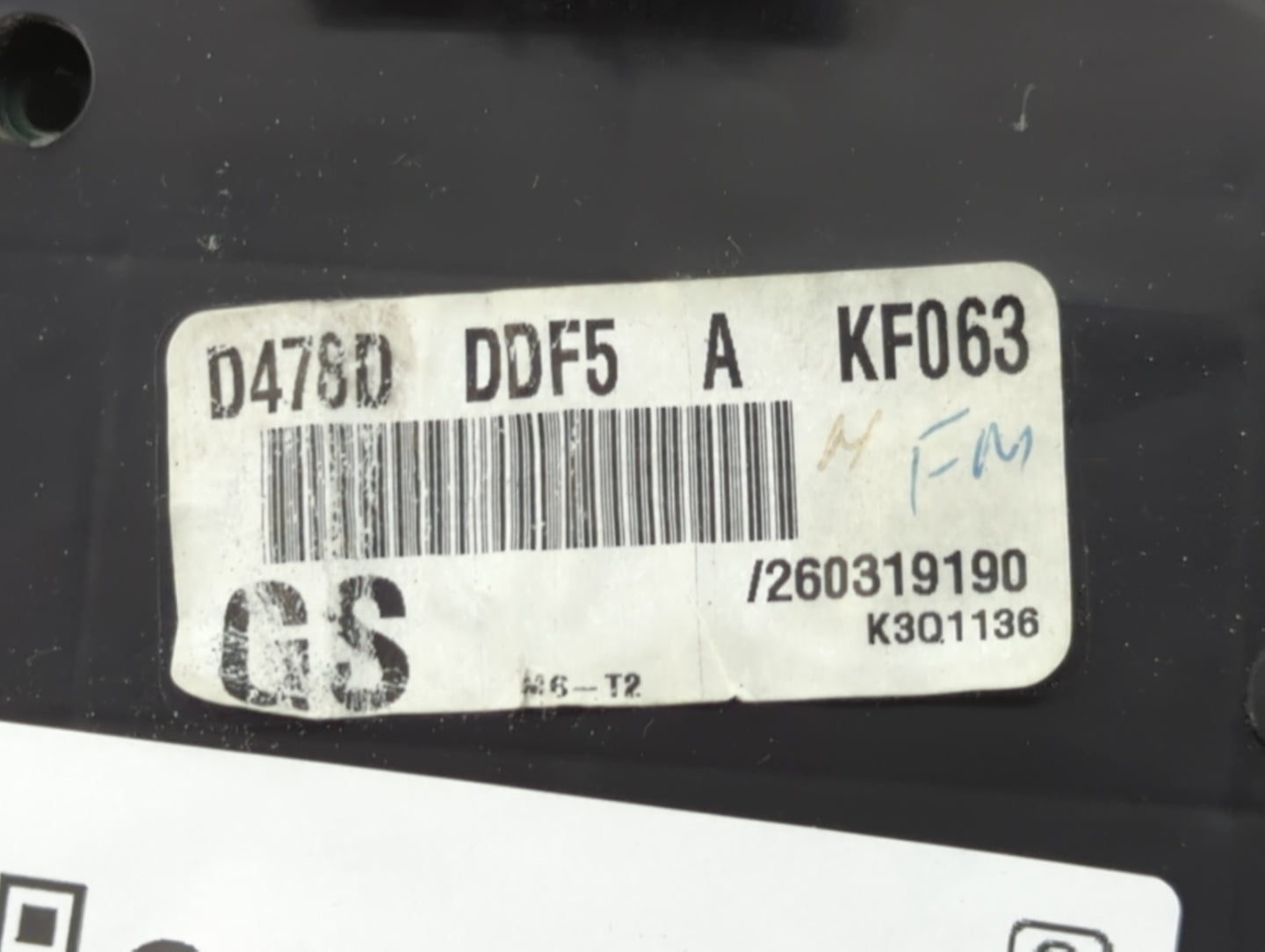 2019 Toyota Yaris Instrument Cluster Speedometer Gauges P/N:D09M55430 D4S0DDF5A, KF063 Miles: Fits OEM Used Auto Parts - Oem