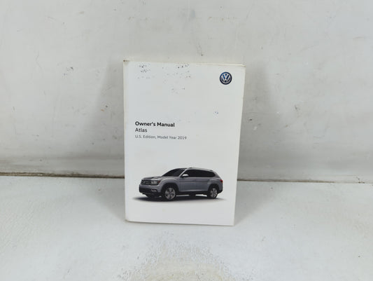 2019 Volkswagen Atlas Owners Manual Book Guide P/N:3CN012723BD OEM Used Auto Parts - Oemusedautoparts1.com