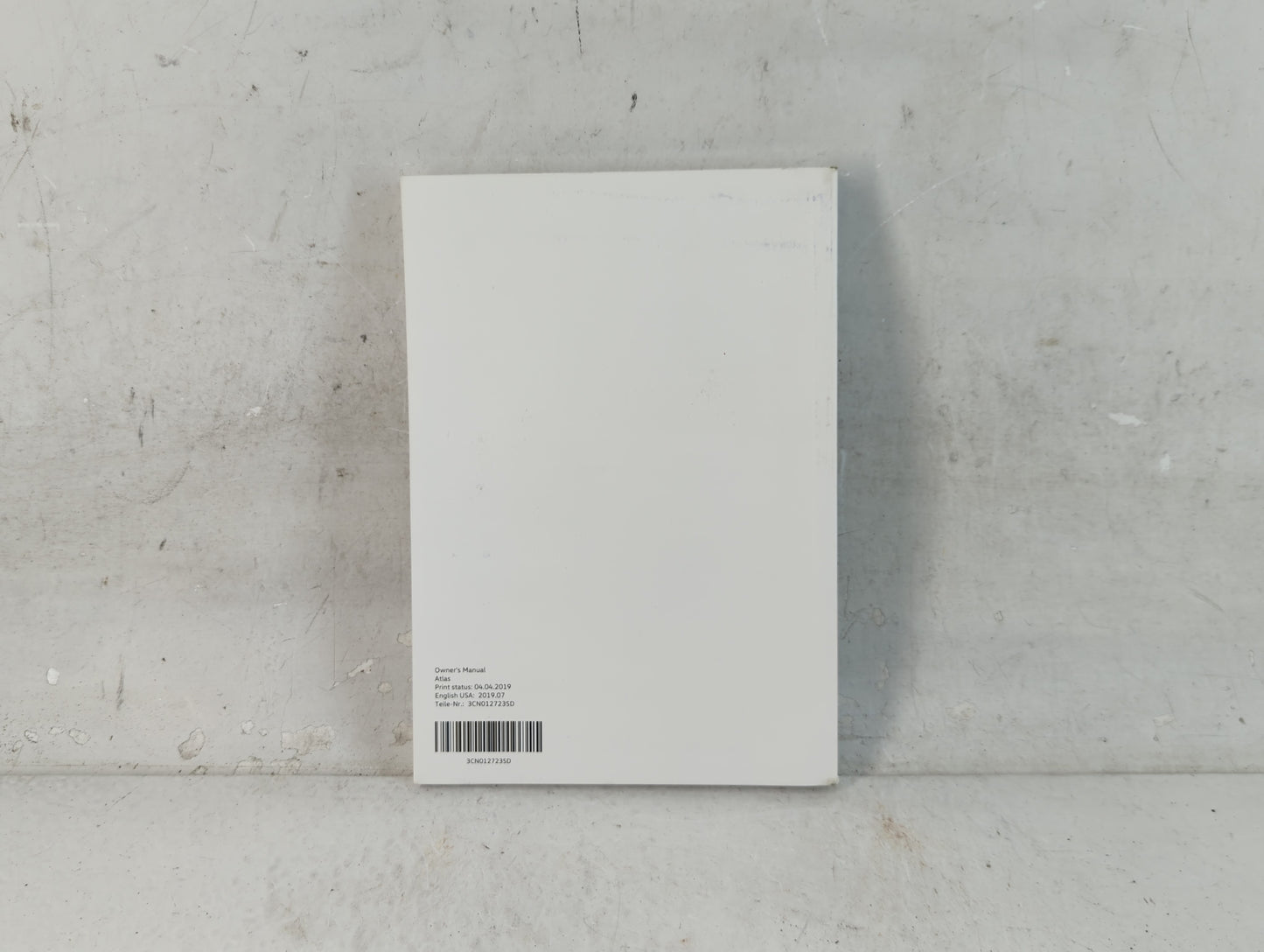 2019 Volkswagen Atlas Owners Manual Book Guide P/N:3CN012723SD 3CN 012 723 SD OEM Used Auto Parts - Oemusedautoparts1.com