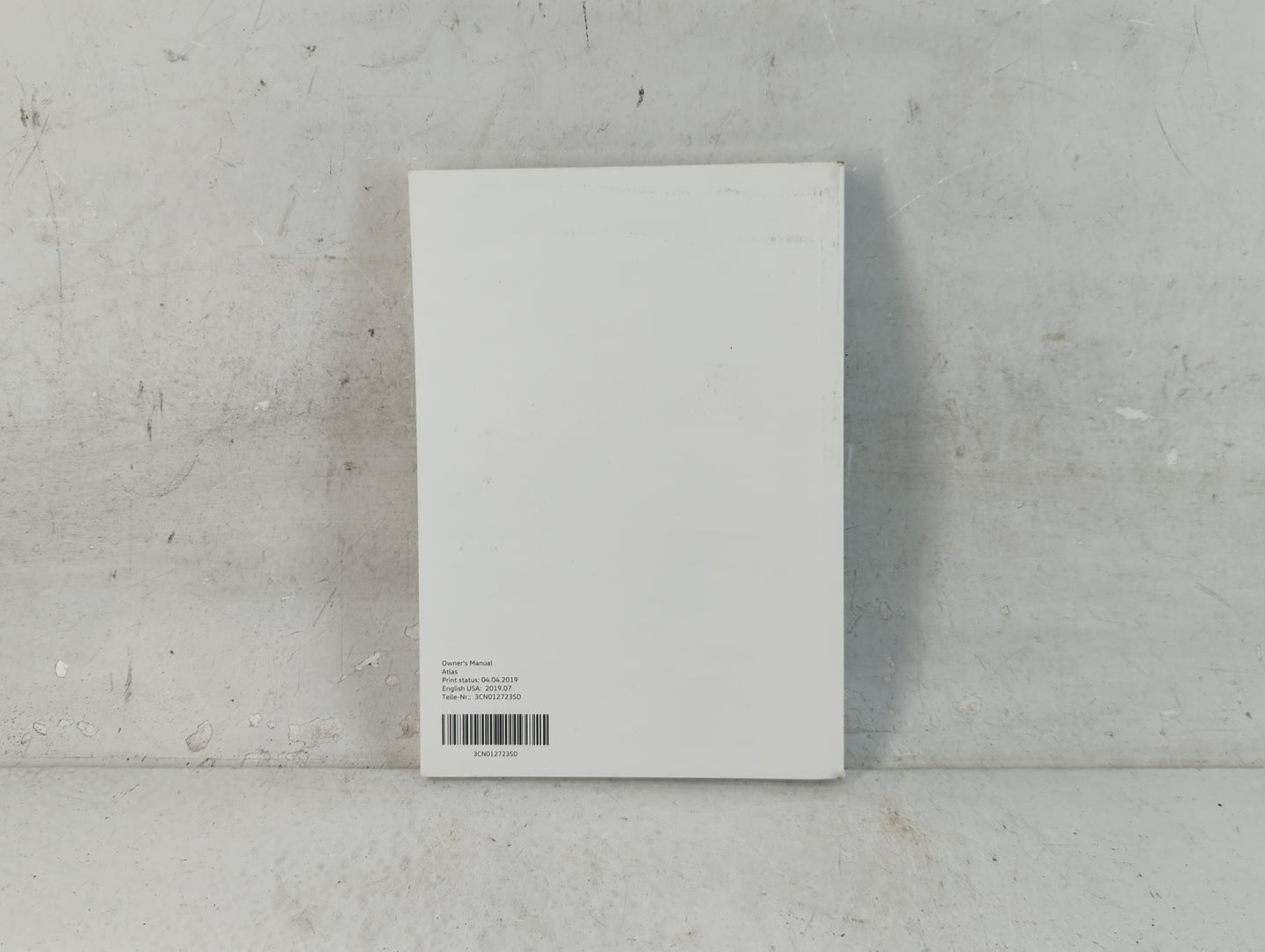 2019 Volkswagen Atlas Owners Manual Book Guide P/N:3CN012723SD 3CN 012 723 SD OEM Used Auto Parts - Oemusedautoparts1.com