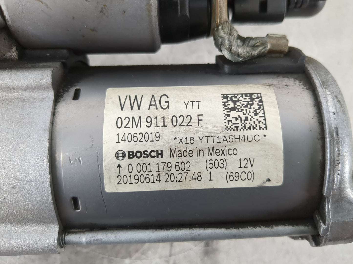 2018-2022 Volkswagen Atlas Car Starter Motor Solenoid OEM P/N:02M 911 022 F Fits Fits 2014 2015 2016 2017 2018 2019 2020 202