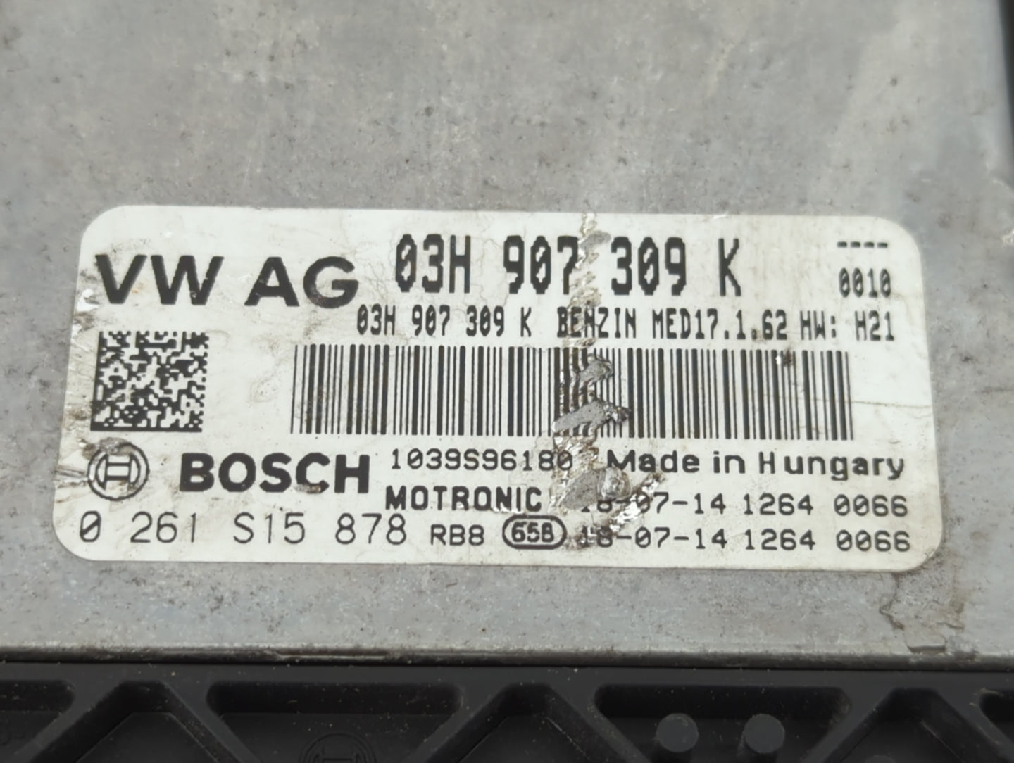 2018-2022 Volkswagen Atlas PCM Engine Control Computer ECU ECM PCU OEM P/N:0 261 S15 878 03H 907 309 K Fits OEM Used Auto Pa