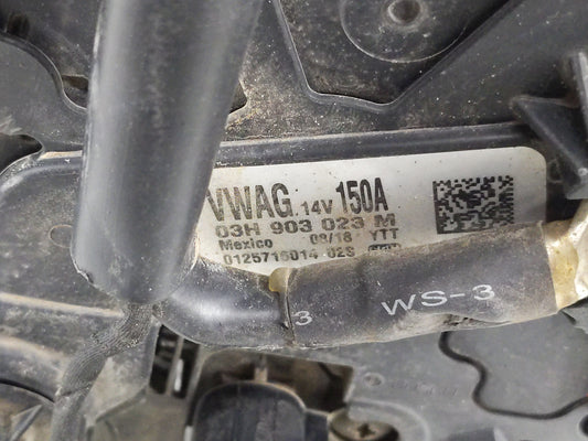 2018-2020 Volkswagen Atlas Alternator Replacement Generator Charging Assembly Engine OEM P/N:03H 903 023 Q Fits OEM Used Auto Parts