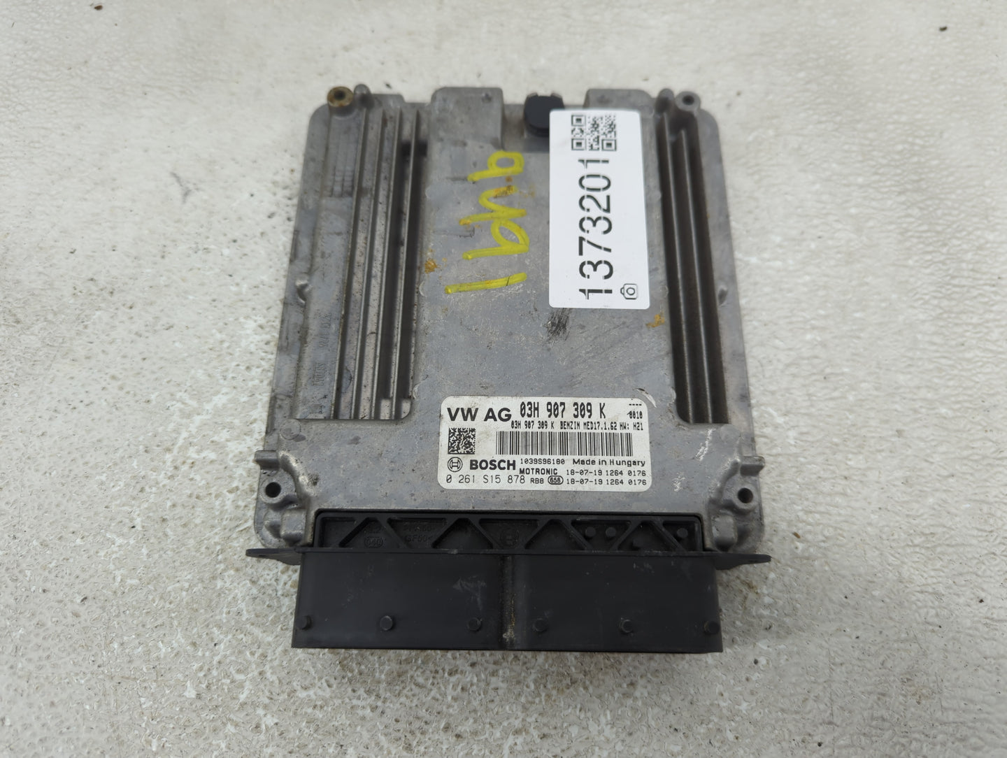 2018-2022 Volkswagen Atlas PCM Engine Control Computer ECU ECM PCU OEM P/N:0 261 S15 878 03H 907 309 K Fits OEM Used Auto Pa