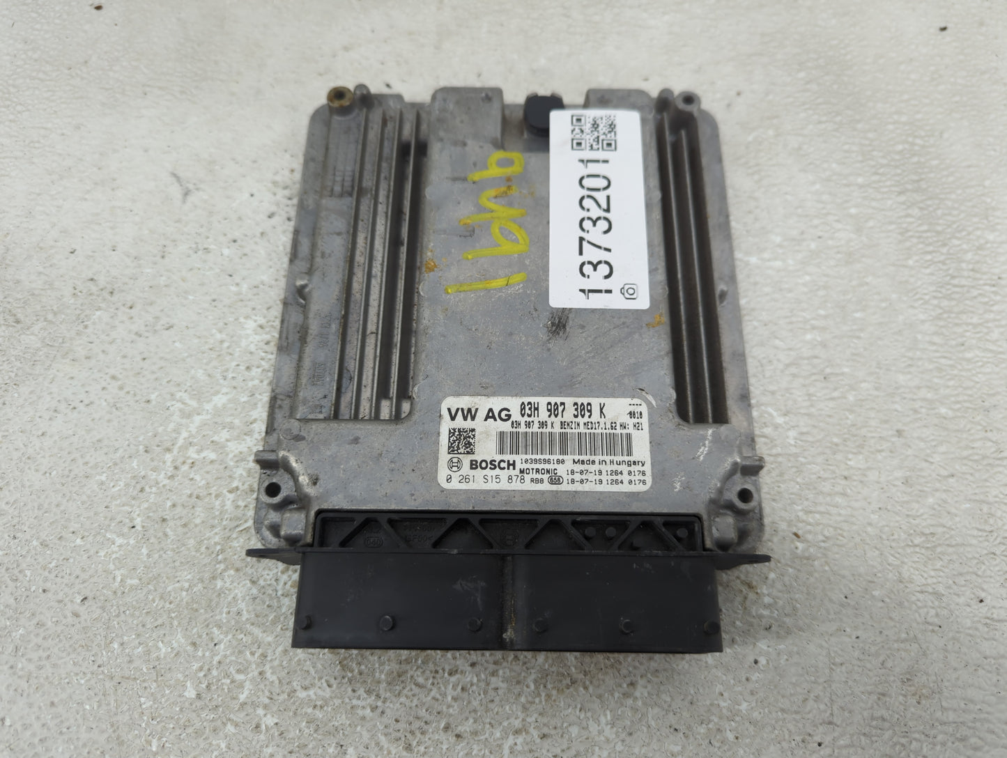 2018-2022 Volkswagen Atlas PCM Engine Control Computer ECU ECM PCU OEM P/N:0 261 S15 878 03H 907 309 K Fits OEM Used Auto Pa