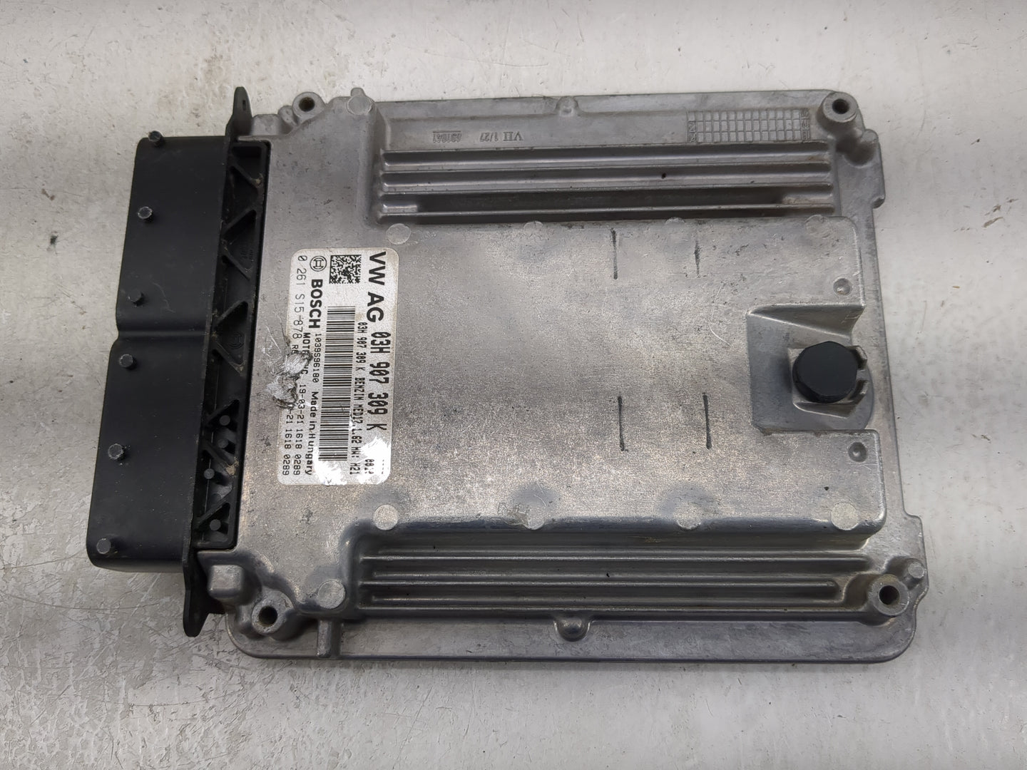2018-2019 Volkswagen Atlas PCM Engine Control Computer ECU ECM PCU OEM P/N:03H 907 309 K 0 261 S15 878 Fits Fits 2018 2019 O