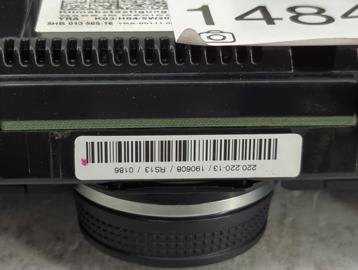 2019 Volkswagen Atlas Climate Control Module Temperature AC/Heater Replacement P/N:3CN907044L 5HB01356516 Fits OEM Used Auto