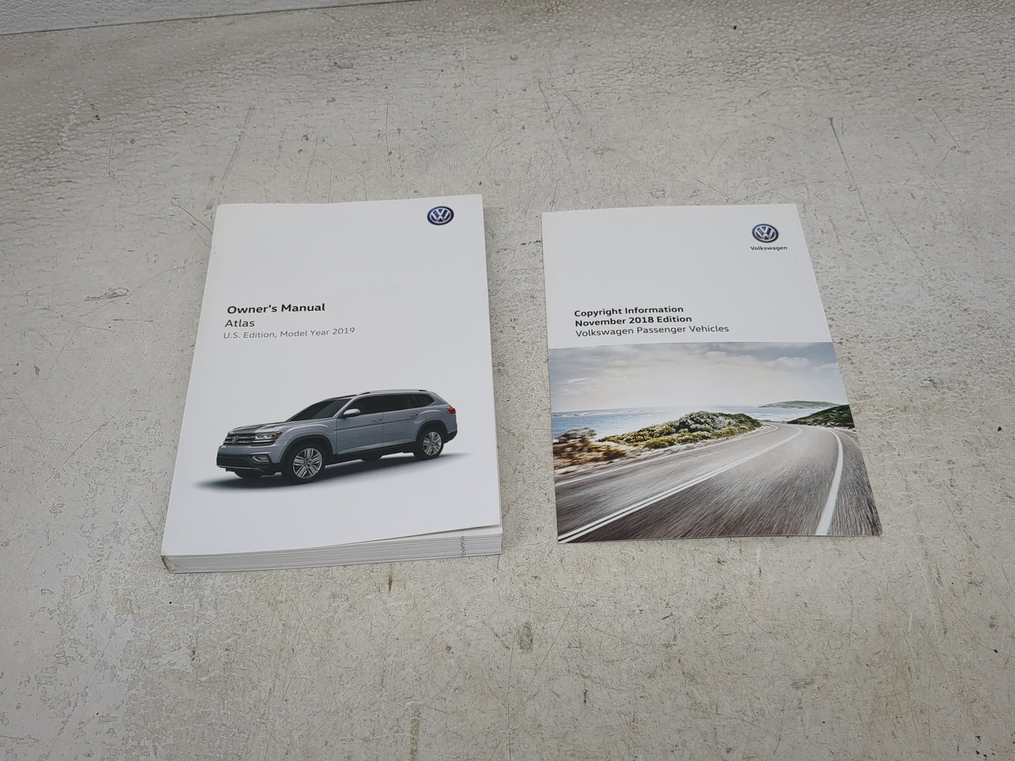 2019 Volkswagen Atlas Owners Manual Book Guide OEM Used Auto Parts - Oemusedautoparts1.com