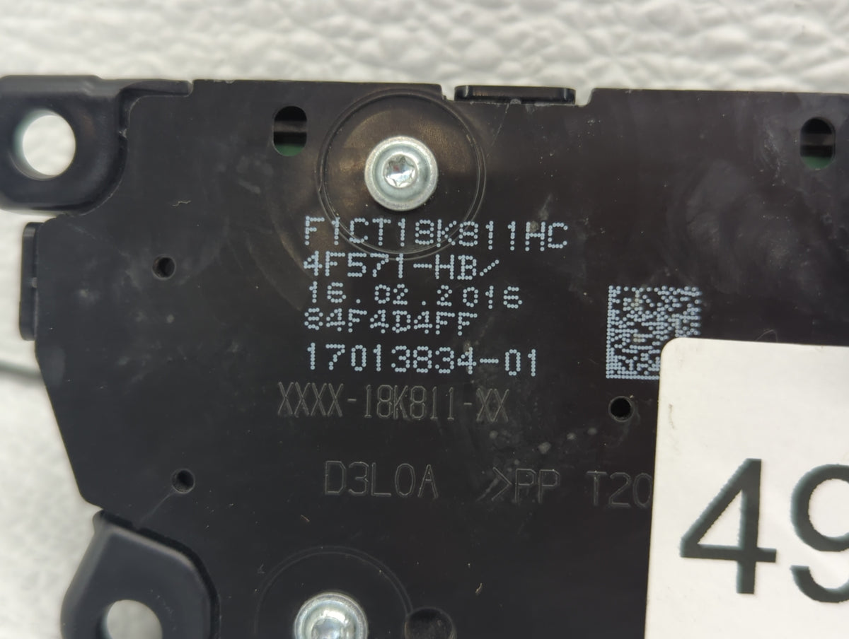 2018-2019 Volkswagen Atlas Climate Control Module Temperature AC/Heater Replacement P/N:F1CT18K811HC Fits Fits 2018 2019 OEM