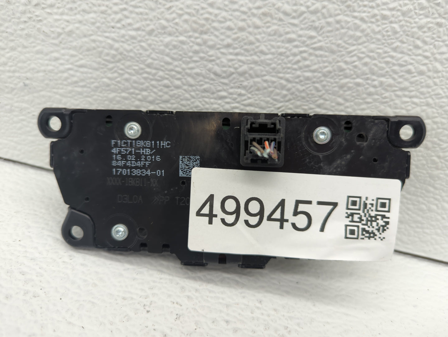 2019 Volkswagen Atlas Climate Control Module Temperature AC/Heater Replacement P/N:F1CT18K811HC Fits OEM Used Auto Parts - O