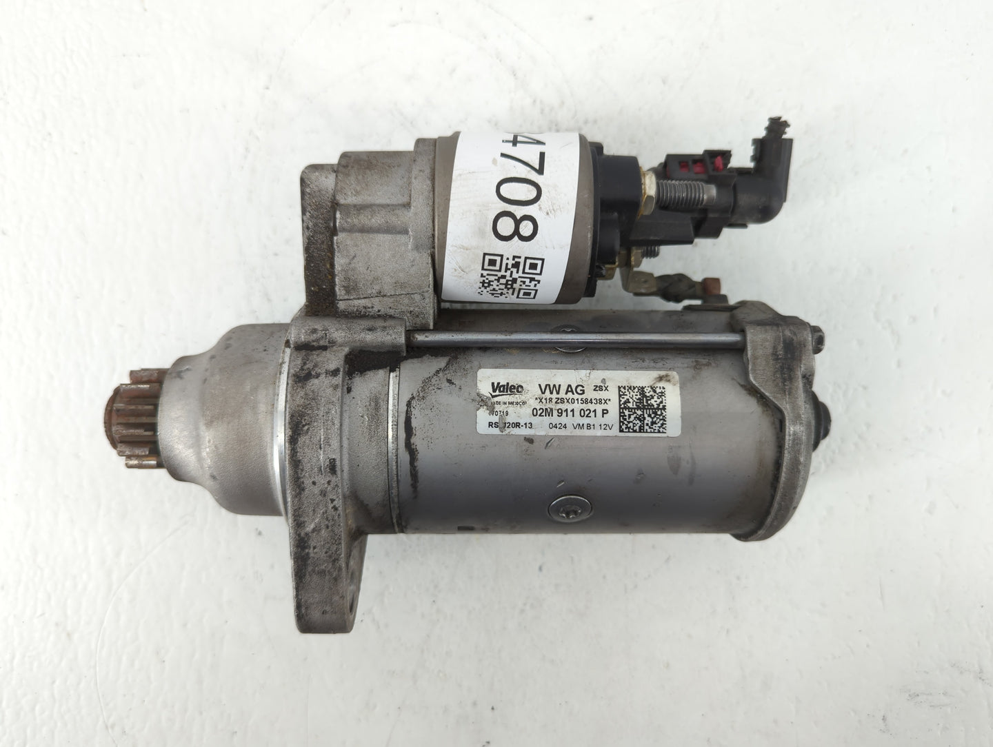 2018-2022 Volkswagen Atlas Car Starter Motor Solenoid OEM P/N:02M 911 021 P Fits Fits 2018 2019 2020 2021 2022 OEM Used Auto