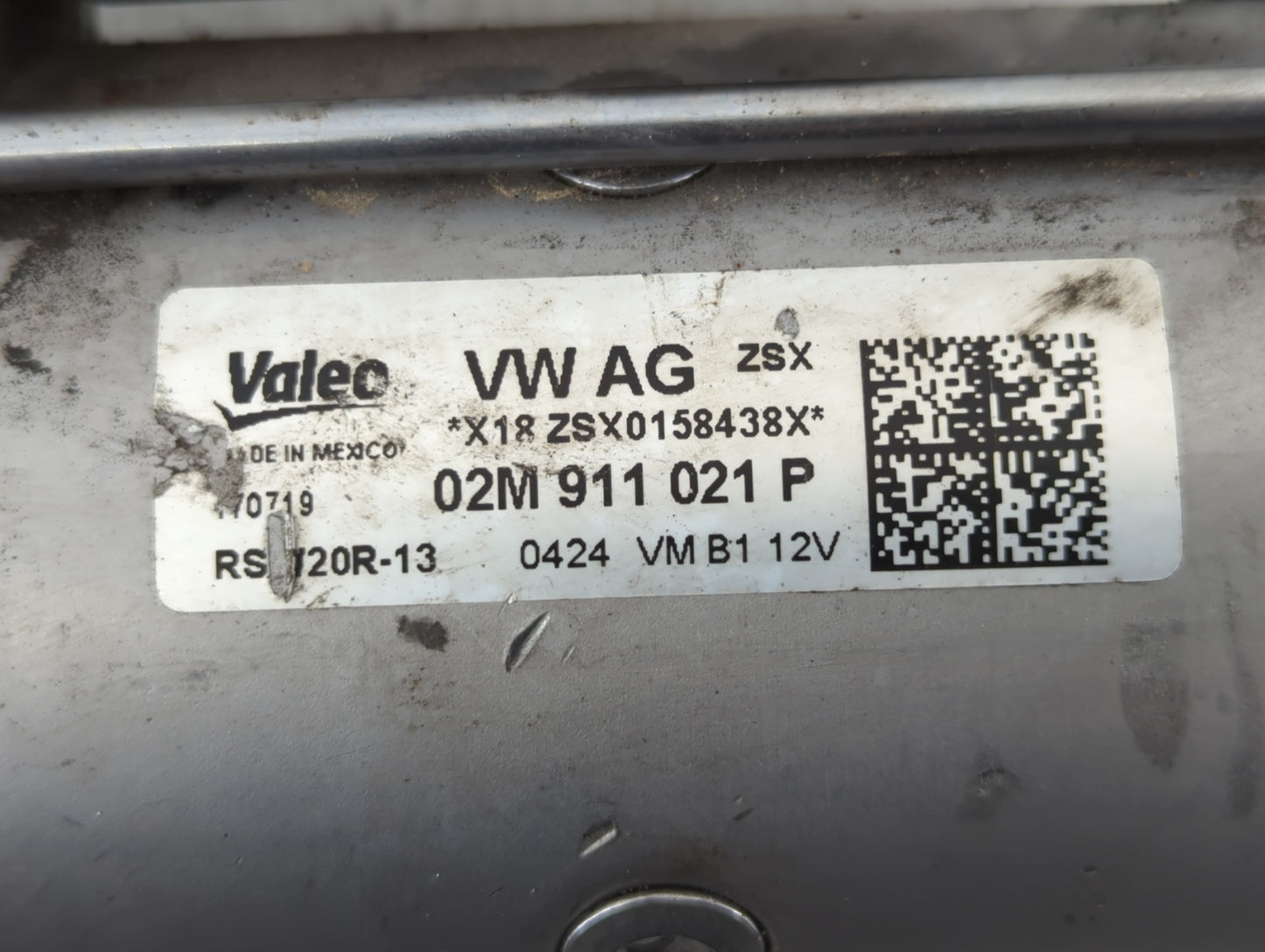 2018-2022 Volkswagen Atlas Car Starter Motor Solenoid OEM P/N:02M 911 021 P Fits Fits 2018 2019 2020 2021 2022 OEM Used Auto