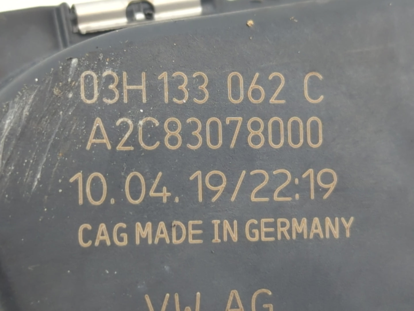 2018-2022 Volkswagen Atlas Throttle Body P/N:03H 133 062 C Fits OEM Used Auto Parts - Oemusedautoparts1.com