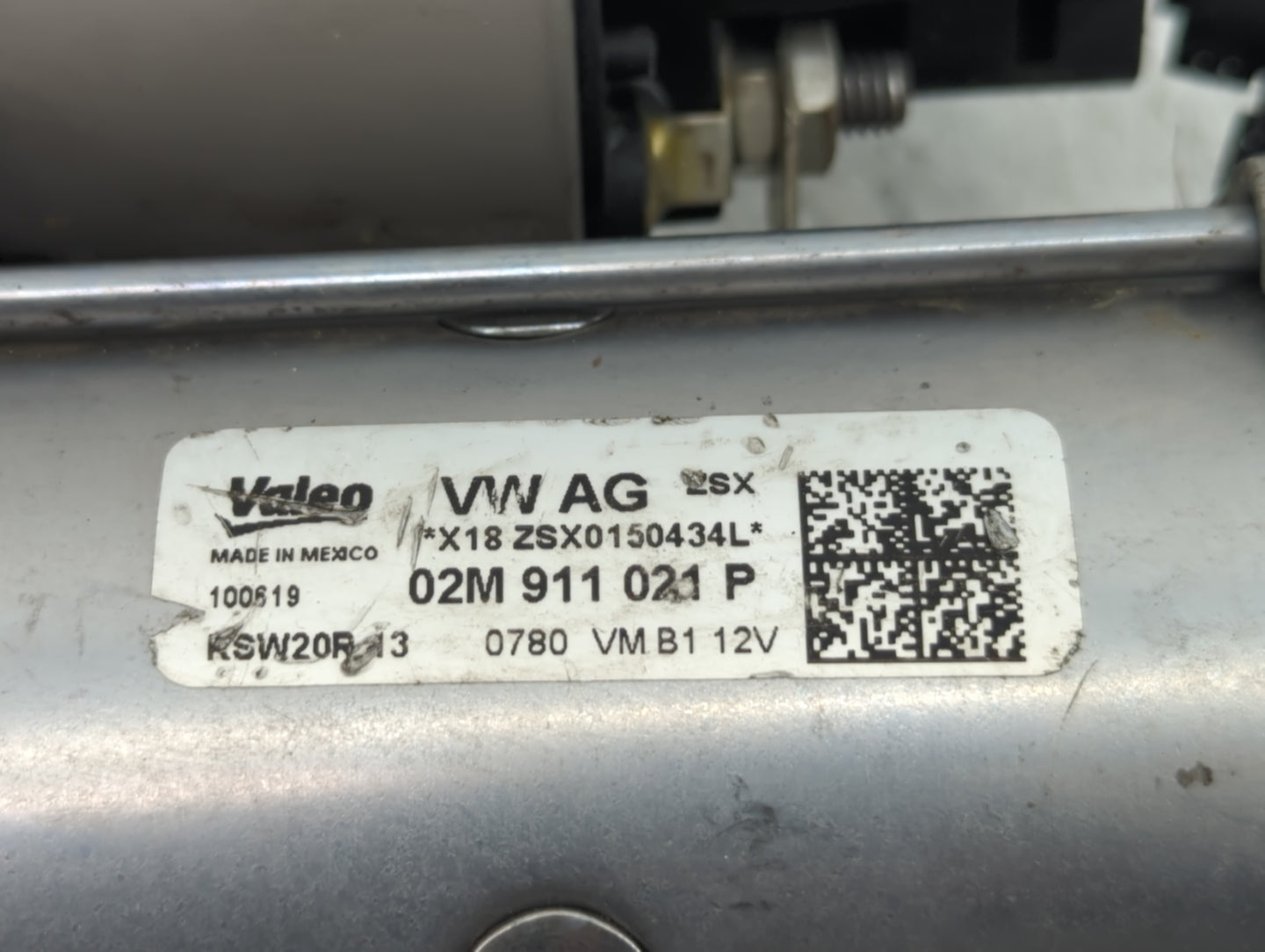 2018-2022 Volkswagen Atlas Car Starter Motor Solenoid OEM P/N:02M 911 021 P Fits Fits 2018 2019 2020 2021 2022 OEM Used Auto