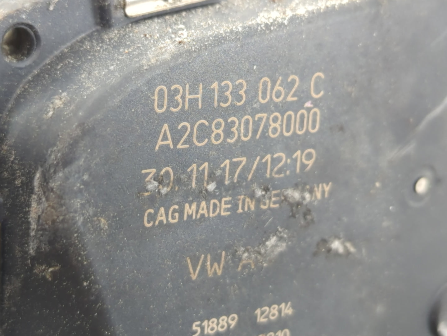 2018-2022 Volkswagen Atlas Throttle Body P/N:03H 133 062 C Fits OEM Used Auto Parts - Oemusedautoparts1.com